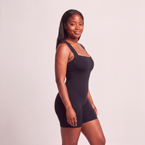 BodyTalk© Sleeveless Wide Strap Romper